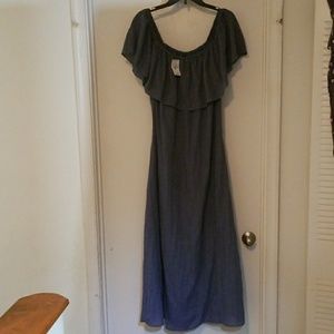 Off the Shoulder Maxi Dress
